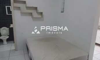 Imagem 6: Kitnet 1 dormitório, semimobilado, cozinha planejada. Condomínio fixo com Internet