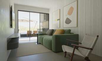 Imagem 5: Casas à beira mar, totalmente integradas à paisagem de uma praia exclusiva, tranquila e pa