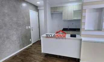 Imagem 3: Apartamento com 2 dormitórios para alugar, 68 m² por R$ 3.200,00/mês - Jardim Flor da Mont