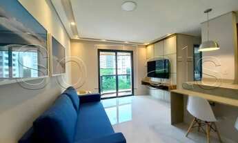 Imagem 2: Apartamento com 1 dormitório próximo da Avenida Faria Lima com quarto, sala, cozinha e ban