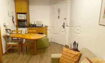 Imagem 2: Flat no Mercure SP Privilege disponível para locação contendo 33m², 1 dormitório e 1 vaga