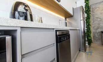 Imagem 3: Apartamento em Alphaville com 1 dormitório à venda, 54 m² por R$ 774.000 - Edifício Acqua