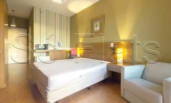 Imagem 3: Flat no Comfort Ibirapuera disponível para locação contendo 26m², 1 dormitório e 1 vaga de