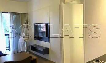 Imagem 4: Flat com boa localização para locação, em uma rua tranquila no coração do Itaim Bibi