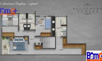 Imagem 5: Apartamento 3 dorms para Venda - Tibery, Uberlândia - 82m², 2 vagas