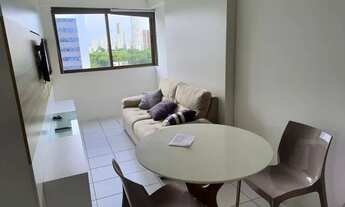 Imagem 1: Flat para aluguel possui 34 metros quadrados com 1 quarto em Graças - Recife - PE