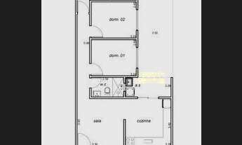 Imagem 2: Belissima Casa em construção no Bairro Jardim Vale do Sol- 3 dormitórios- Jacareí- SP
