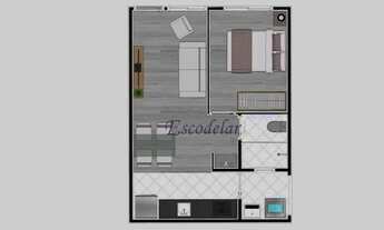 Imagem 5: Apartamento com 1 dormitório à venda, 27 m² por R$ 225.000,00 - Vila Mazzei - São Paulo/SP