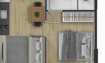 Imagem 2: APARTAMENTO com 1 dormitório à venda por R$ 260.000,00 no bairro Centro - CURITIBA / PR