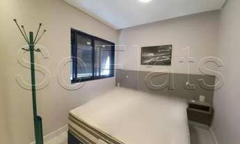 Imagem 6: Apartamento com 1 dormitório próximo da Avenida Faria Lima com quarto, sala, cozinha e ban