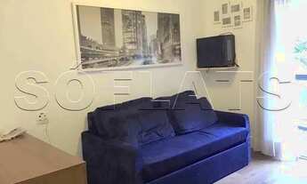 Imagem 7: Flat com boa localização para locação, em uma rua tranquila no coração do Itaim Bibi