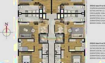 Imagem 5: Apartamento para Venda - 66.41m², 2 dormitórios, sendo 1 suites, 2 vagas - Bom Jesus