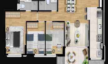 Imagem 8: 3/4 com qualidade, lazer e infraestrutura no Ancoratto Jaguaribe