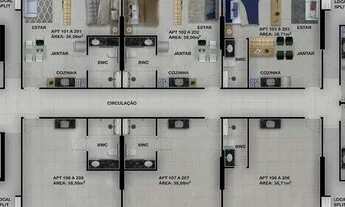 Imagem 8: O Melhor Apê de 1 quarto da região - 38m2-Belíssima Vista na Cobertura-Rooftop-Boa vista