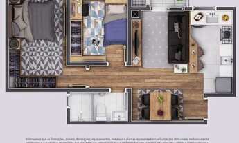 Imagem 2: Apartamento com 2 dormitórios no bairro Cordeiros em Itajaí