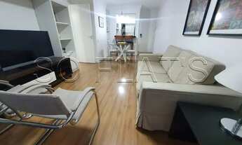 Imagem 4: Flat no Jardins com famosa planta de 47m² com quarto e sala separado no Jardins