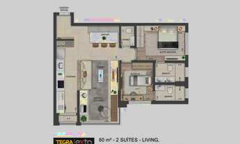 Imagem 6: Apartamento para venda tem 122 metros quadrados com 3 quartos em Brooklin Paulista - São P