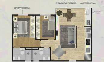 Imagem 3: VENDE-SE NA NOVE DE JULHO! 56M2, 2 DORMITÓRIOS, SUÍTE E VARANDA GOURMET! ANDAR ALTO