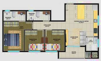 Imagem 7: Joinville - Apartamento Padrão - Saguaçu