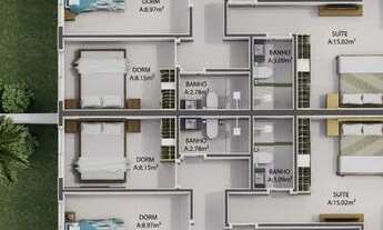 Imagem 6: Casa Condominio para Venda - 115.56m², 3 dormitórios, sendo 1 suites, Xangri-La