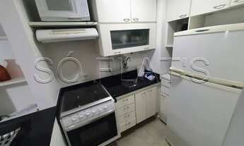 Imagem 7: Flat no Jardins com famosa planta de 47m² com quarto e sala separado no Jardins