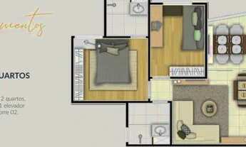 Imagem 2: Apartamento - João Pinheiro - Belo Horizonte - R$349.600,00