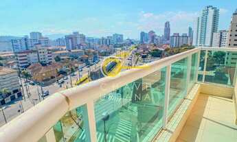 Imagem 4: Apartamento com 1 suite para alugar, 52 m² por R$ 3.300/mês - Gonzaga - Santos/SP