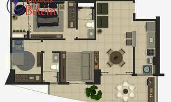 Imagem 6: Imóveis Belém Vende Way Batista Campos 85m² de conforto e tecnologia