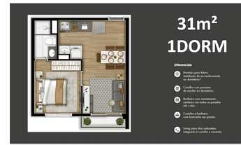 Imagem 5: Apartamento 31m² a 3 minutos da Estação metrô Vila Sônia