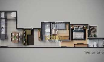 Imagem 7: Apartamento com 2 dormitórios à venda, 44 m² por R$ 349.000,00 - Campestre - Santo André/S
