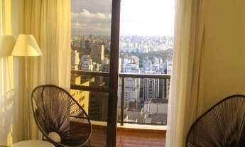 Imagem 3: Flat com 1 dormitório para alugar, 45 m² por R$ 4.200,00/mês - Cerqueira César - São Paulo