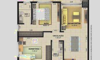 Imagem 7: Sacada enorme - maravilhoso última unidade 1204