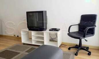 Imagem 6: Residencial com serviços, 1 dormitório, espaço funcional planta ampla com sala varanda e b