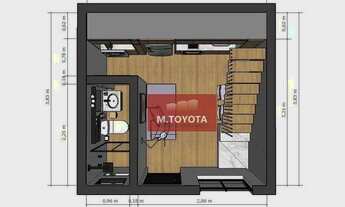 Imagem 6: Apartamento tipo loft - para locação residencial ou comercial