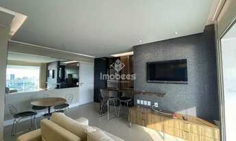 Imagem 3: Loft/Apartamento - Ed. Mandarim - 1 Suíte - 55m² - 25º Andar - 1 Vaga - Mobiliado