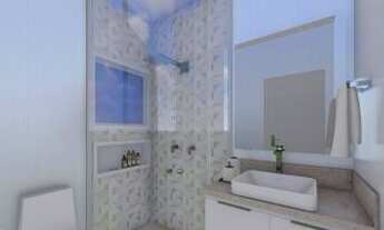 Imagem 9: LINDO* Sobrado Novo em Condomínio no Residencial Golden Park - 3 Suítes - 180m² - Piscina