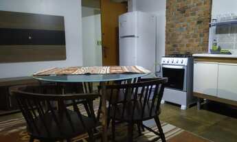 Imagem 4: Apartamento mobiliado com sacada de frente para o Rio Uruguai