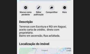 Imagem 5: Terreno com RGI e Escritura, direto com proprietário