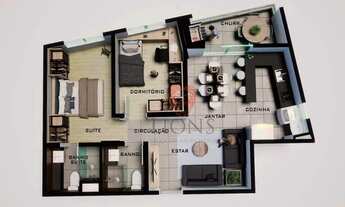 Imagem 7: Apartamento com 2 dormitórios à venda, 57 m² por R$ 231.900 - Jansen - Gravataí/RS