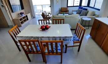 Imagem 5: TEMPORADA - POR DIA - FLAT 03 DORMS Vista Mar 3AR COND - 02 GARS - 100 MTS DO MAR Até 08 P