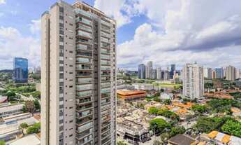 Imagem 4: Apartamento à venda Brooklin com 55 m2, 1 quarto, 1 vaga, varanda gourmet, mobiliado