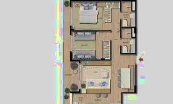 Imagem 2: Apartamento para venda tem 65 metros quadrados com 2 quartos agende sua visita