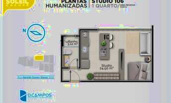 Imagem 3: OPORTUNIDADE Apartamento tipo estúdio a venda no Cacupé em Florianópolis