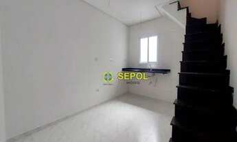 Imagem 3: Cobertura com 2 dormitórios à venda, 90 m² por R$ 417.000 - Vila Pires - Santo André/SP