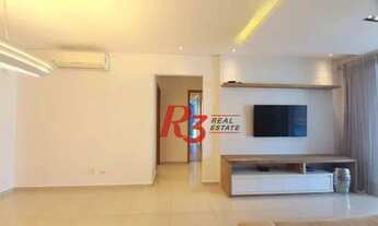 Imagem 5: Apartamento para locação, vista mar, 3 quartos, semi mobiliado, Aparecida, Santos SP