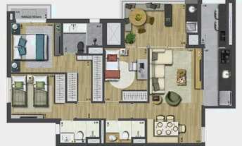 Imagem 2: Apartamento 98m² à venda Pinheiros, São Paulo, SP
