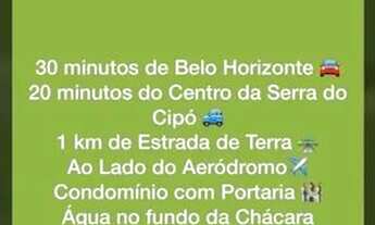 Imagem 5: Vendo lote na SERRA DO CIPÓ