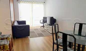 Imagem 2: Residencial com serviços, 1 dormitório, espaço funcional planta ampla com sala varanda e b