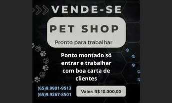 Imagem: Vendo pet shop montado no pedregal