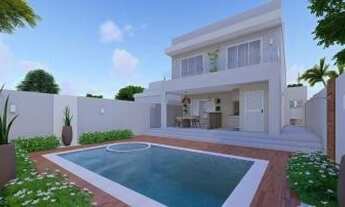 Imagem 11: LINDO* Sobrado Novo em Condomínio no Residencial Golden Park - 3 Suítes - 180m² - Piscina